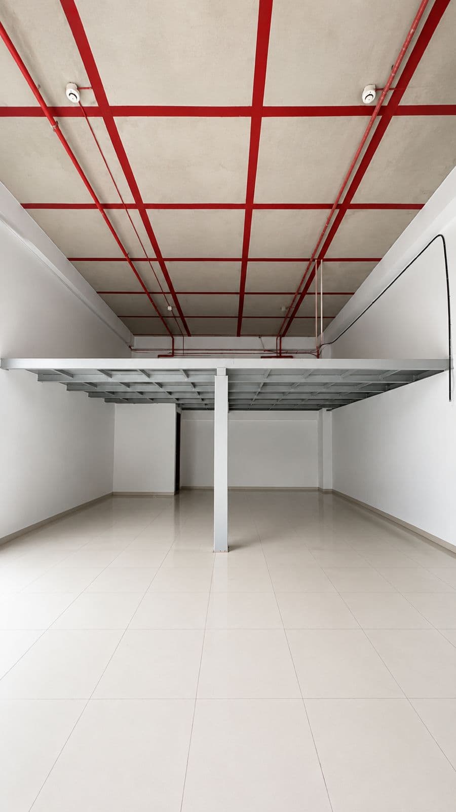 Pesh Platinum showroom mezzanine structure detail